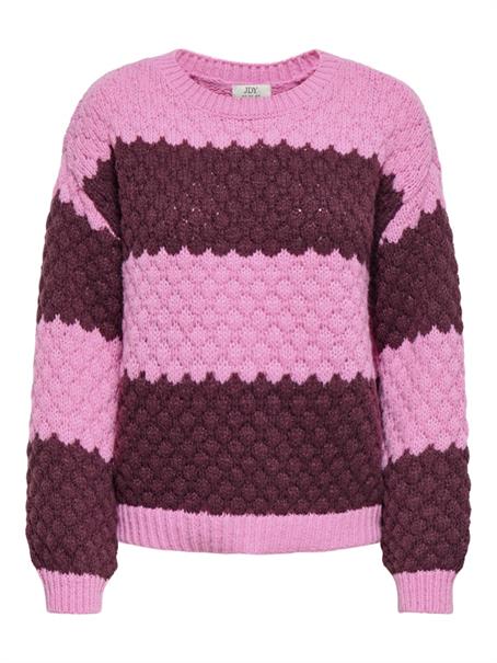 JDYVILDA L/S DETAIL PULLOVER KNT cyclamen2