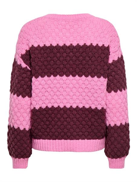 JDYVILDA L/S DETAIL PULLOVER KNT cyclamen2