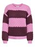 JDYVILDA L/S DETAIL PULLOVER KNT cyclamen2