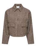 JDYVINGA HERRINGBONE JACKET OTW NOOS chocolate torte