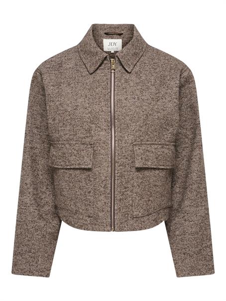 JDYVINGA HERRINGBONE JACKET OTW NOOS chocolate torte