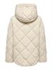 JDYVIOLET SHORT HOOD PUFFER OTW YFM silver lining