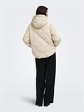 JDYVIOLET SHORT HOOD PUFFER OTW YFM silver lining