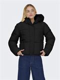 JDYWONDER SHORT HOOD PUFFER OTW SIJ black