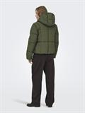 JDYWONDER SHORT HOOD PUFFER OTW SIJ ivy green