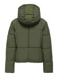 JDYWONDER SHORT HOOD PUFFER OTW SIJ ivy green