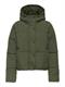 JDYWONDER SHORT HOOD PUFFER OTW SIJ ivy green