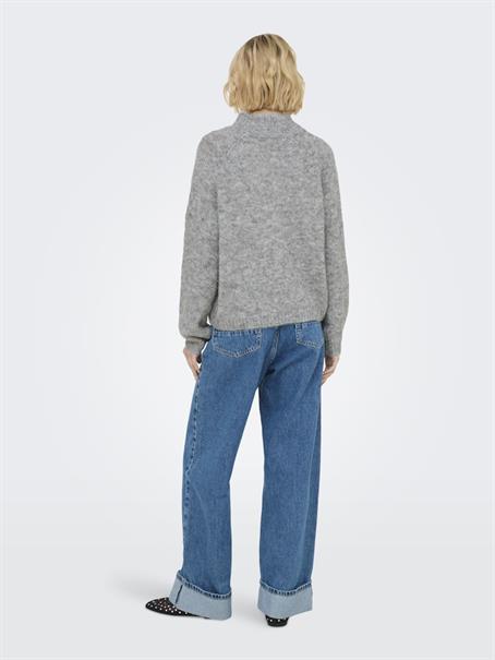 JDYZOEY LIFE L/S HN RAGLAN PUL KNT NOOS light grey melange