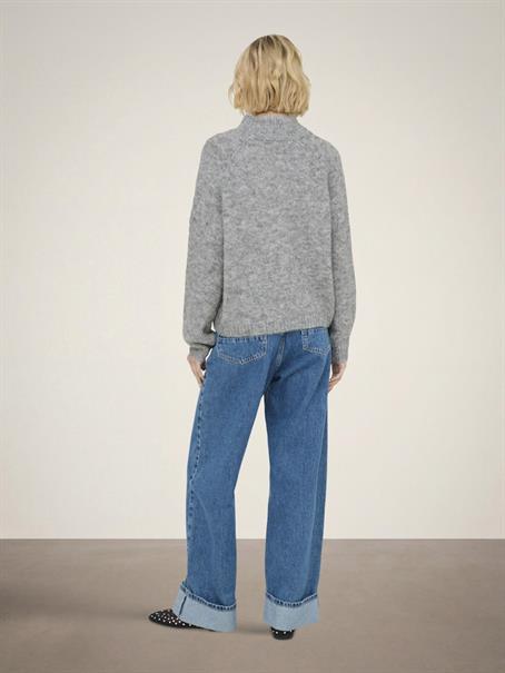JDYZOEY LIFE L/S HN RAGLAN PUL KNT NOOS light grey melange