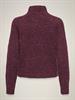 JDYZOEY LIFE L/S HN RAGLAN PUL KNT NOOS maroon banner