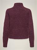JDYZOEY LIFE L/S HN RAGLAN PUL KNT NOOS maroon banner