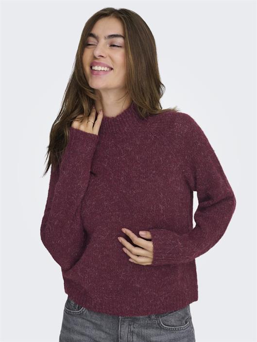 jdyzoey-life-l-s-hn-raglan-pul-knt-noos-maroon-banner