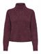 JDYZOEY LIFE L/S HN RAGLAN PUL KNT NOOS maroon banner
