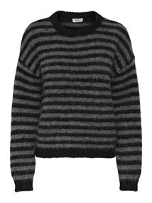 JDYZOEY LIFE L/S ON DROPSH PULL KNT NOOS black