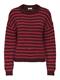 JDYZOEY LIFE L/S ON DROPSH PULL KNT NOOS maroon banner