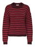 JDYZOEY LIFE L/S ON DROPSH PULL KNT NOOS maroon banner
