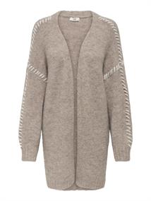 JDYZOEY LIFE L/S STITCH CARDIGAN KNT chateau gray