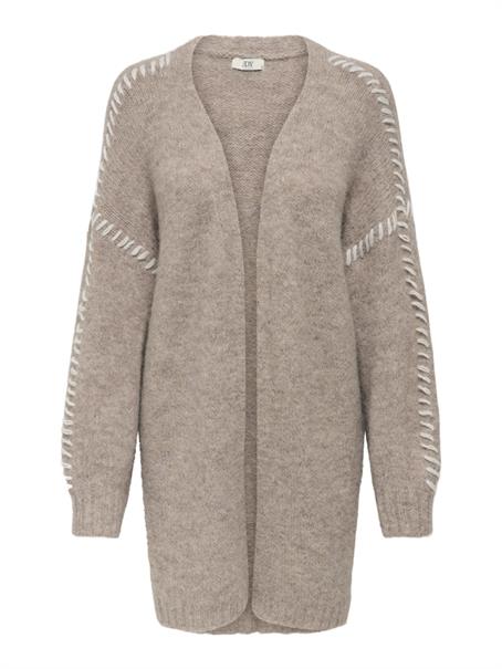 JDYZOEY LIFE L/S STITCH CARDIGAN KNT chateau gray