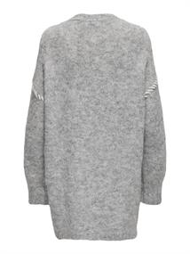 JDYZOEY LIFE L/S STITCH CARDIGAN KNT light grey melange