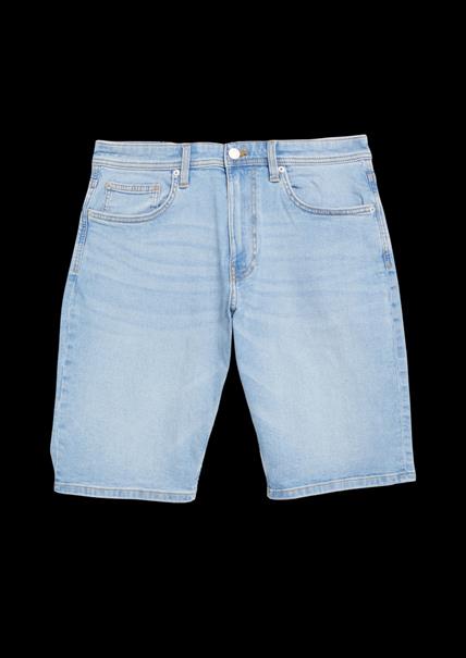 Jeans-Bermuda blau