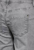 Jeans Bermuda light grey soft washed