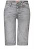 Jeans Bermuda light grey soft washed