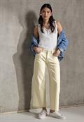 Jeans Culotte ecru wash