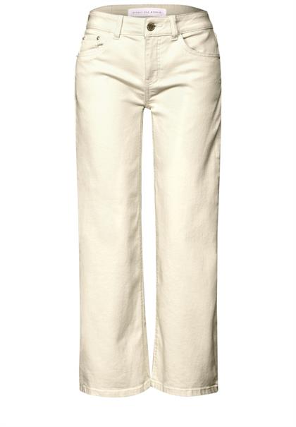Jeans Culotte ecru wash