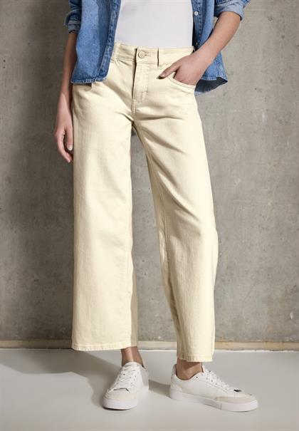 Jeans Culotte ecru wash