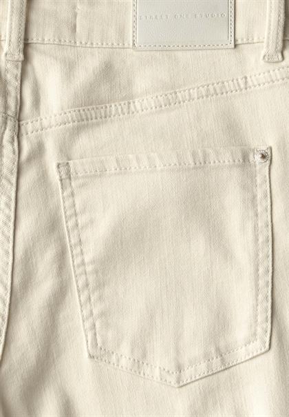 Jeans Culotte ecru wash