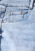Jeans Culotte light blue wash