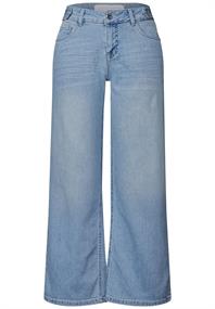Jeans Culotte light blue wash