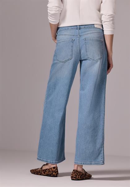Jeans Culotte light blue wash