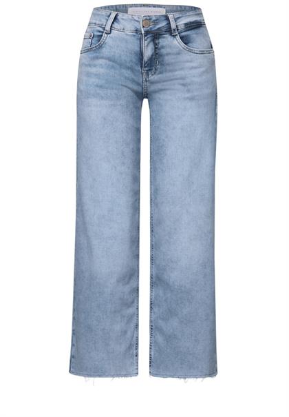 Jeans Culotte light blue wash