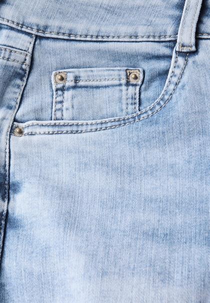 Jeans Culotte light blue wash