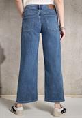 Jeans Culotte mid blue wash