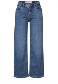 Jeans Culotte mid blue wash