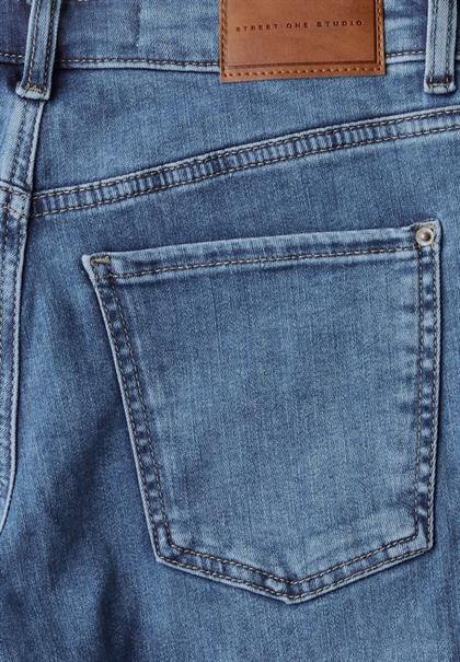 Jeans Culotte mid blue wash