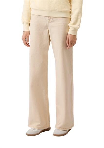 Jeans-Hose beige