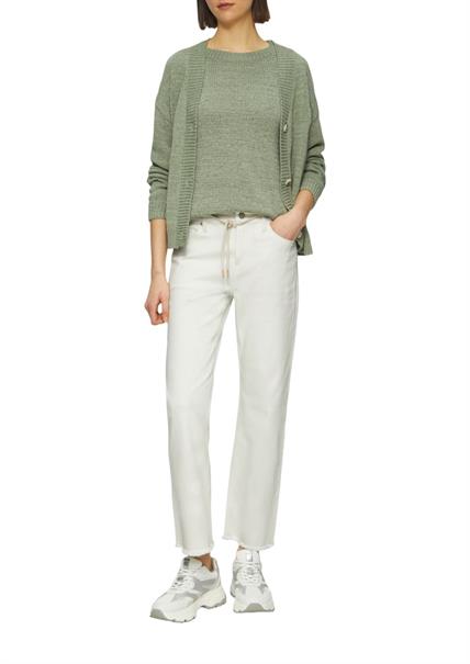 Jeans-Hose creme
