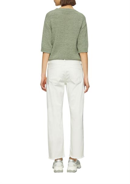 Jeans-Hose creme