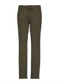 Jeans-Hose olive