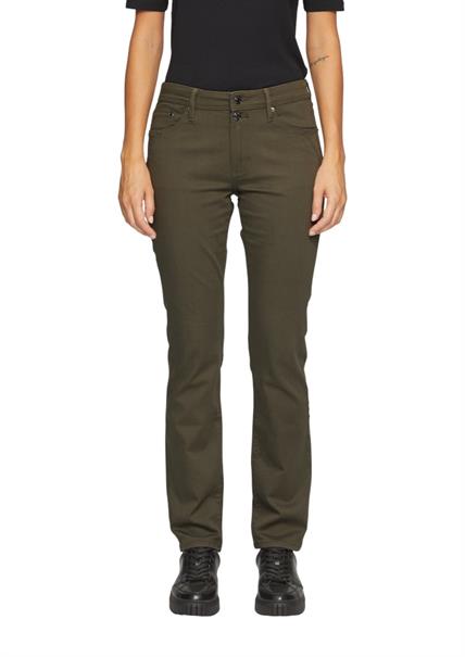 Jeans-Hose olive