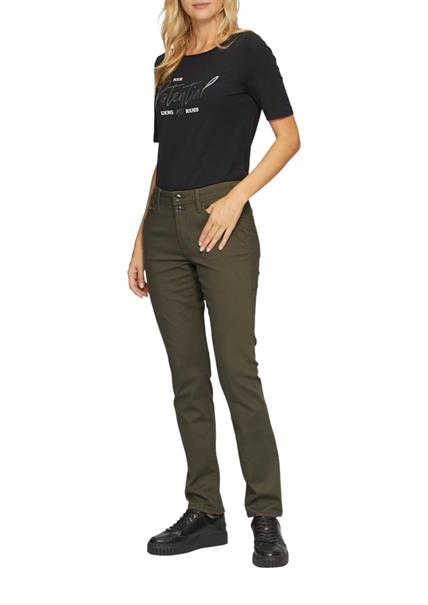 Jeans-Hose olive