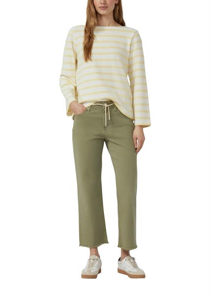 Jeans-Hose olive