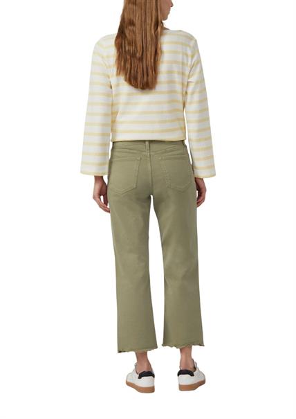 Jeans-Hose olive