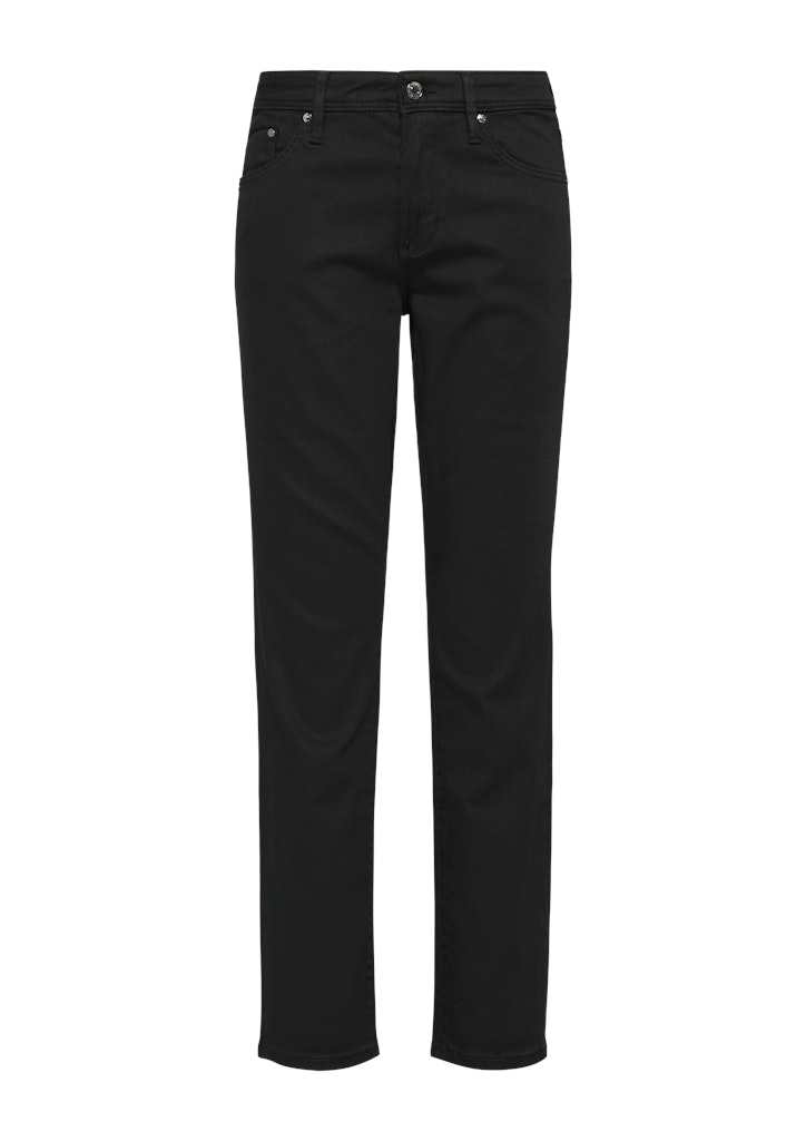 s.Oliver Jeans Hose Baumwolle-Viskose-Polyester-Esasthan Schwarz