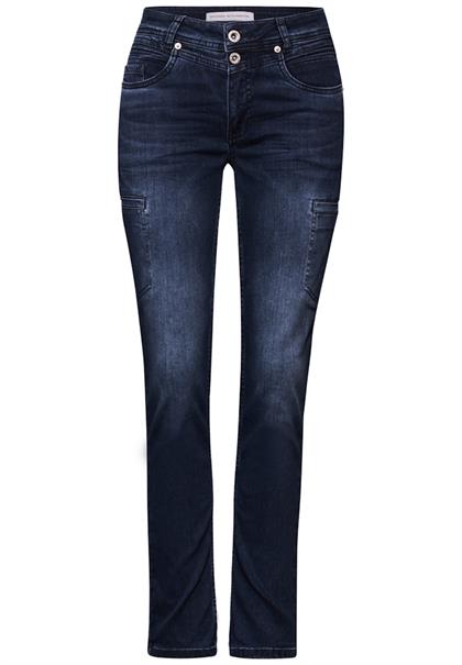 Jeans im Cargo-Look blue black wash