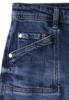 Jeans im Cargo Look medium blue washed