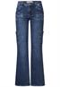 Jeans im Cargo Look medium blue washed